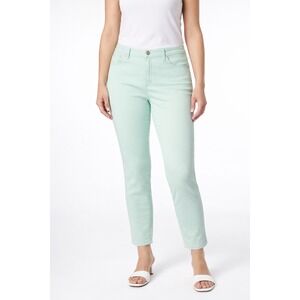 Talbots High-Waist Jegging Crop Mint Green‎ Pants Womens Size 14 Slim Fit Denim